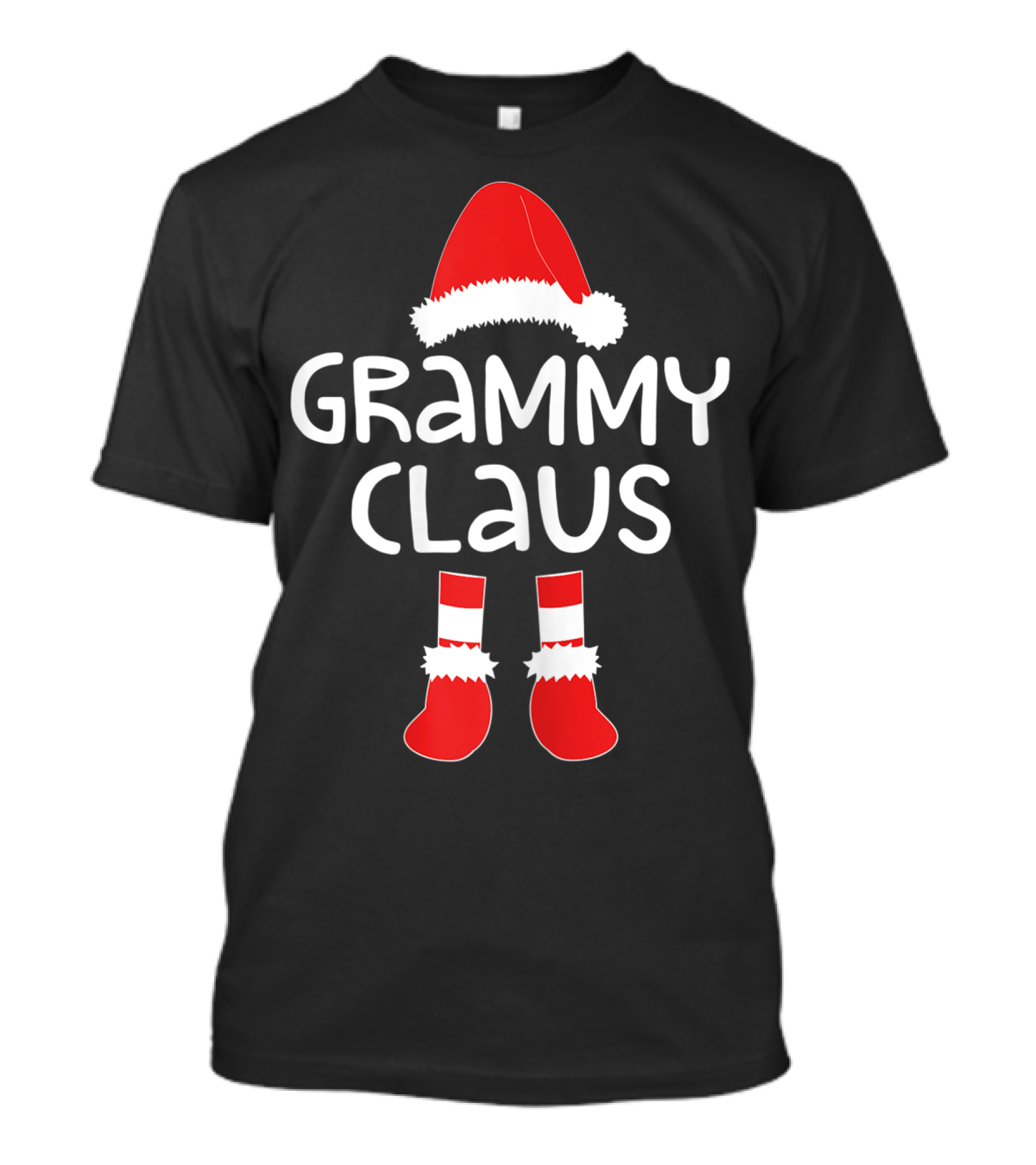 GRAMMY CLAUS SANTA HAT AND BOOTS HOLIDAY T-Shirt
