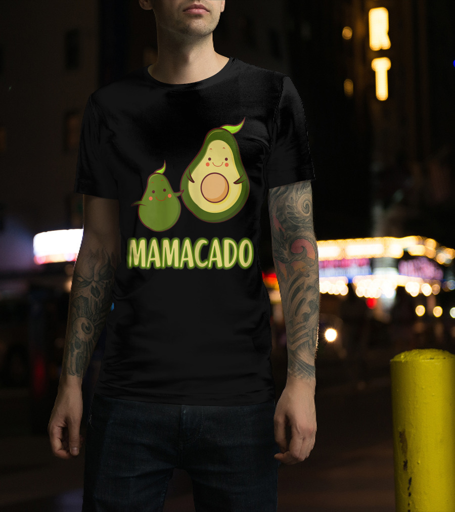 Mamacado Cute Avocado Pregnant Kawaii T-Shirt