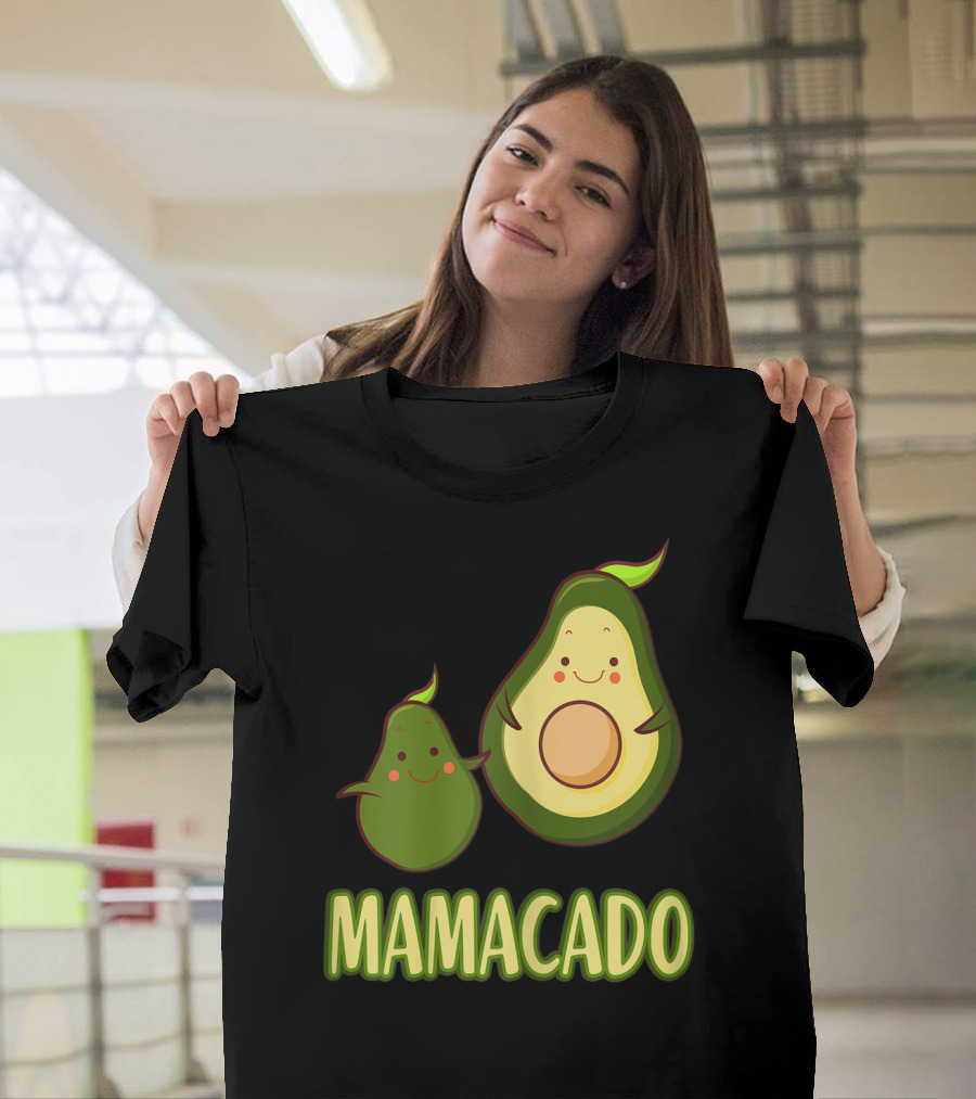 Mamacado Cute Avocado Pregnant Kawaii T-Shirt