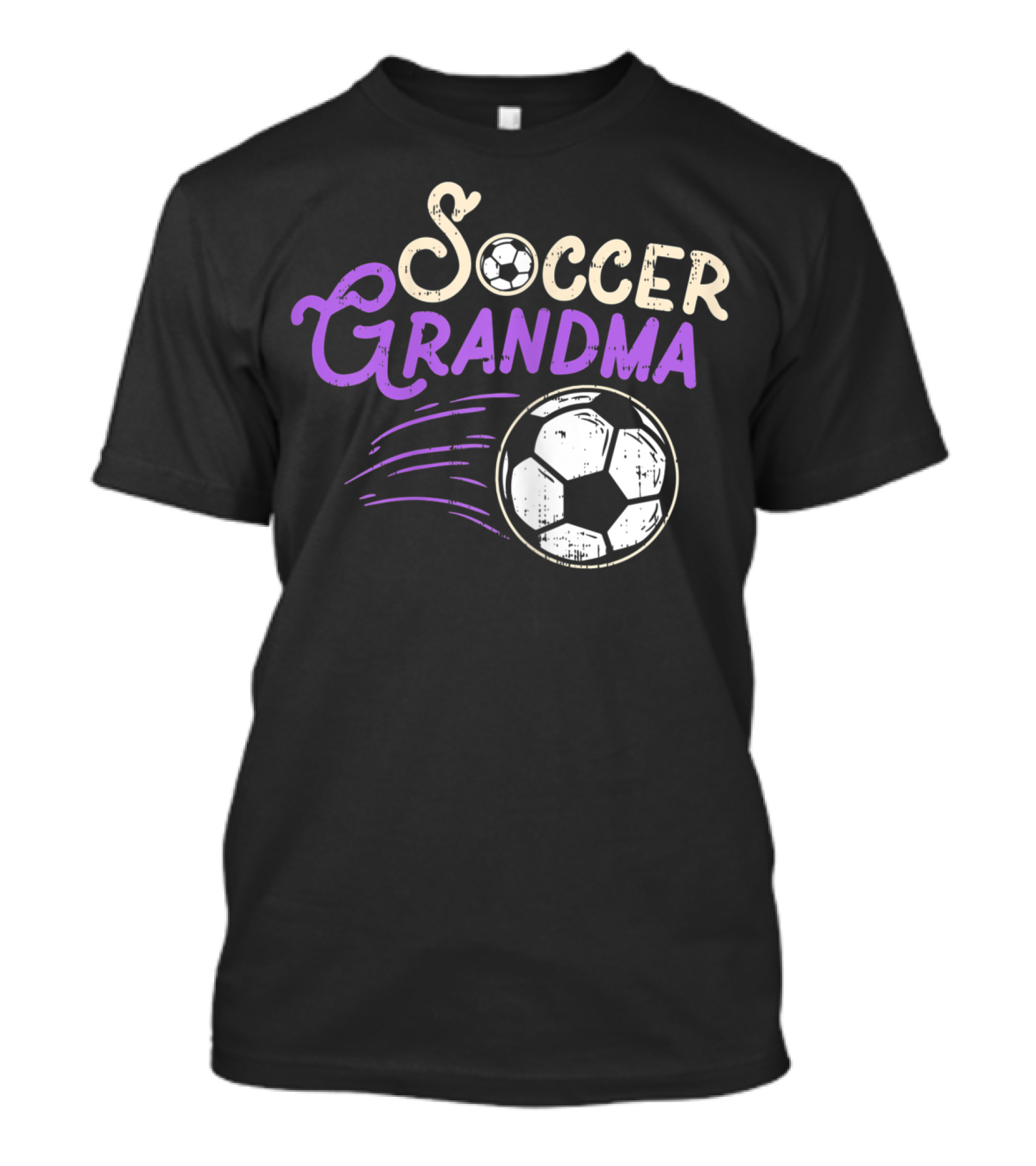 Soccer Grandma Love With Kicking Soccer Ball T-Shirt