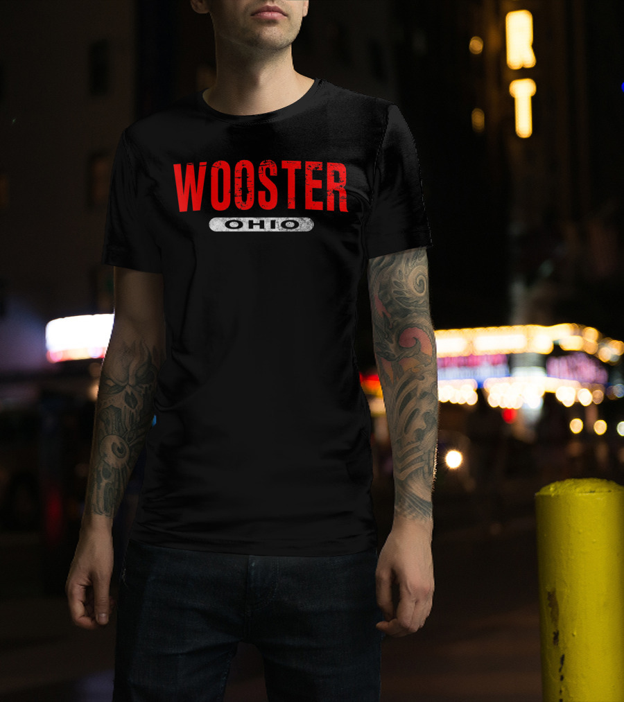 Wooster Ohio Funny USA City Roots Custom T-Shirt