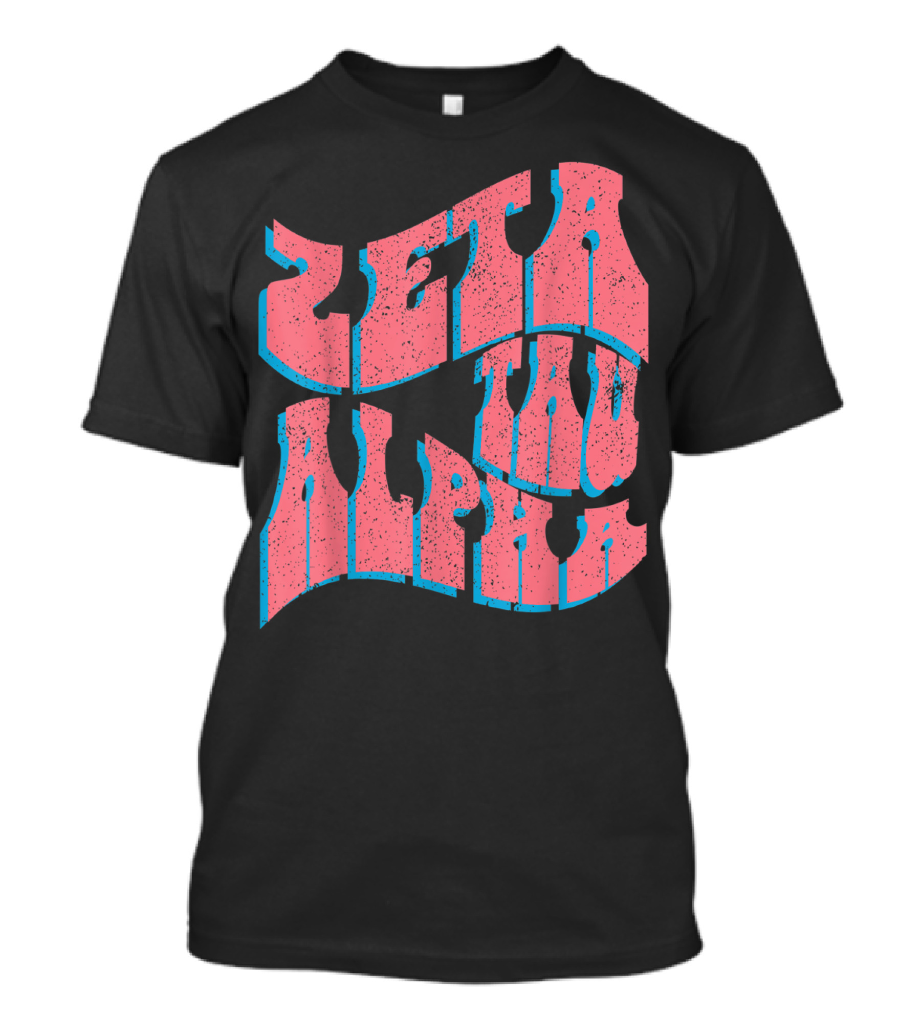 Zeta Tau Alpha Retro Style Pledge Rush Sorority T-Shirt