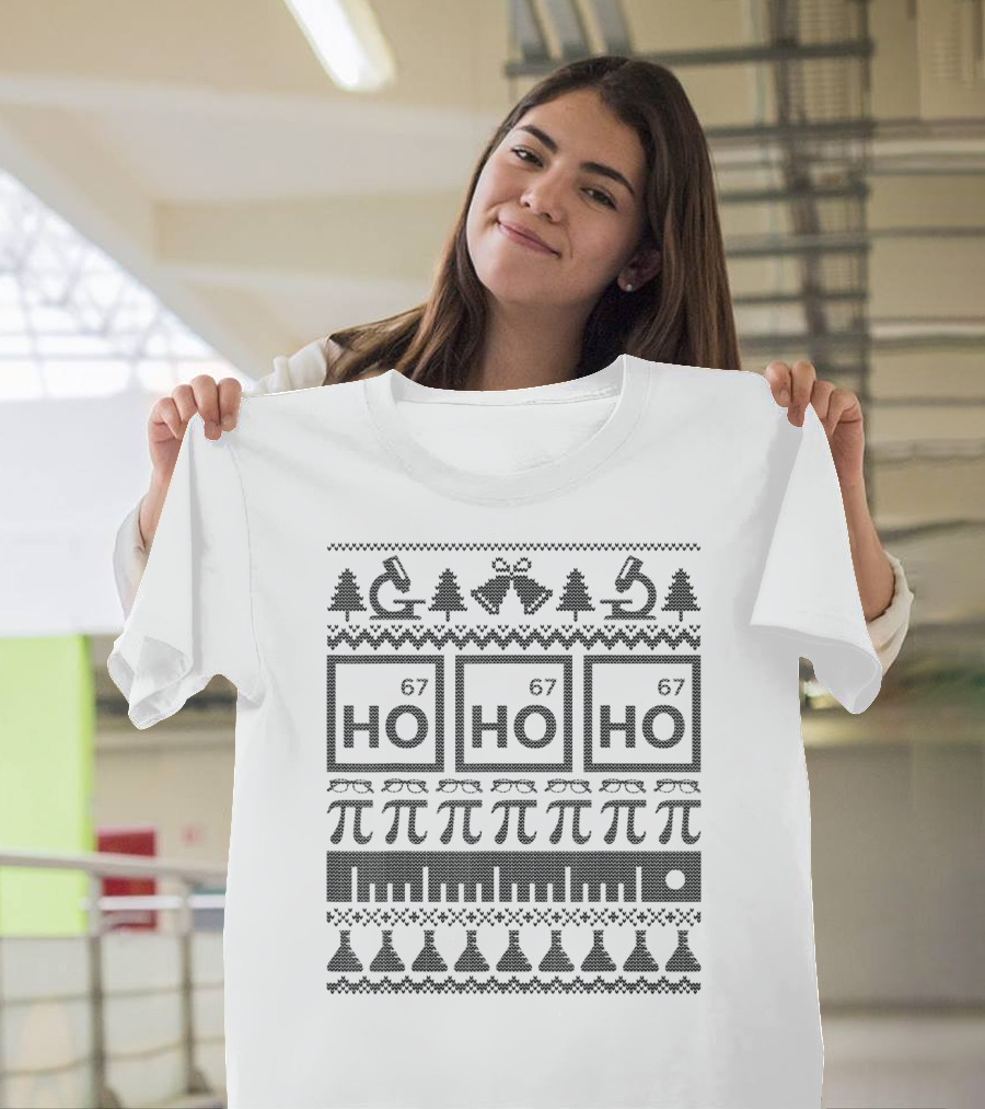 Happy Holiday Pi Ho Ho Sweater Elements T-Shirt