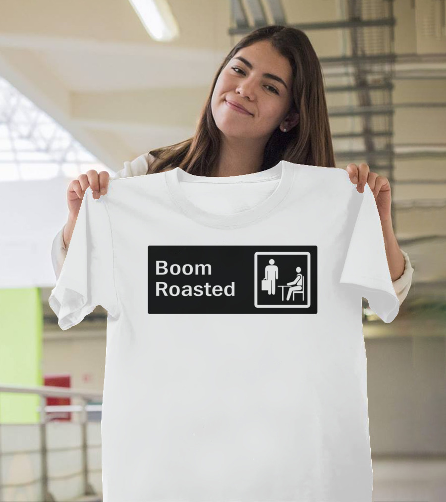 Boom Roasted Office Icon Comedy Reference T-Shirt