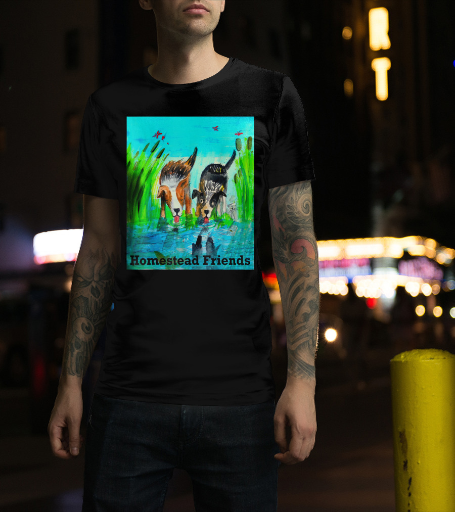 Homestead Friends Adorable Animals On The Homestead T-Shirt