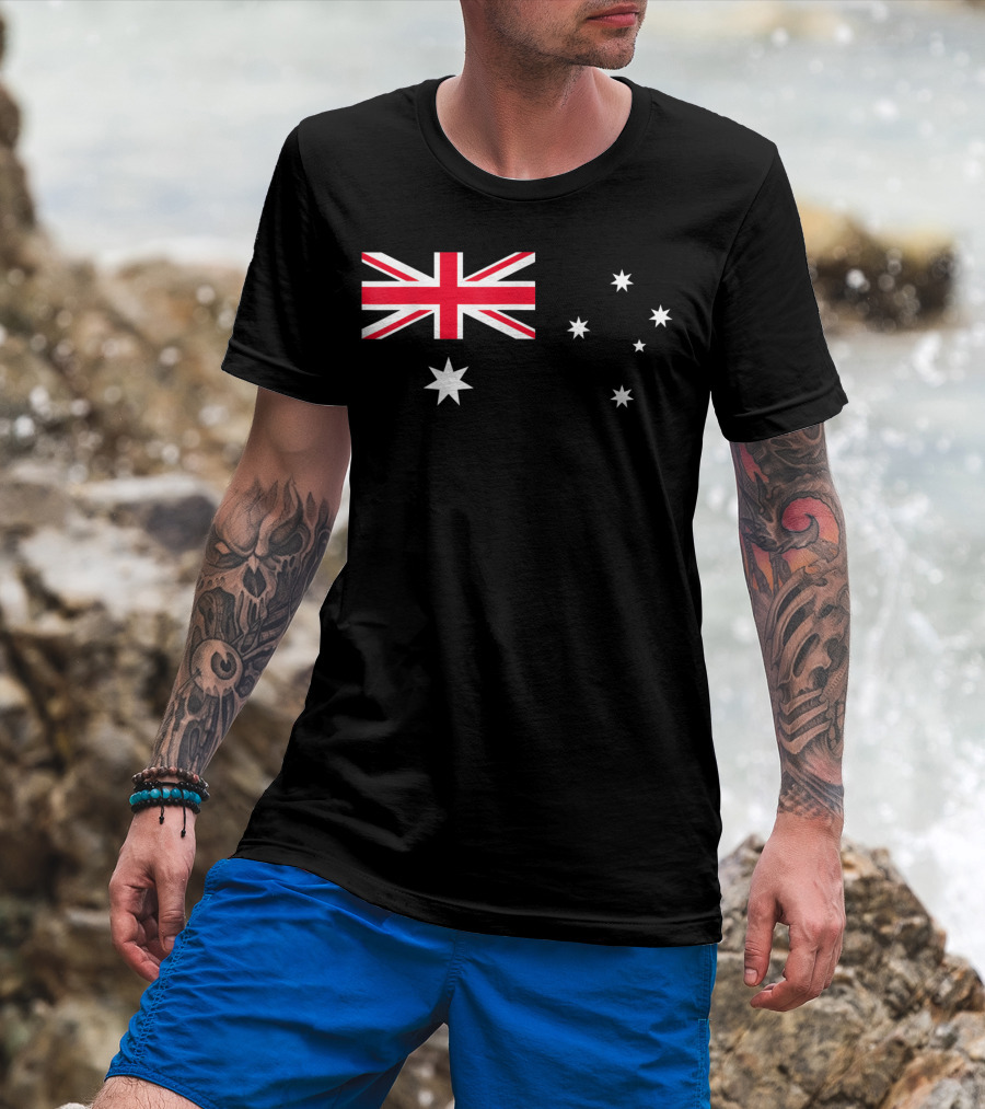 Australia Flag Aussie Flags For Australian Pride T-Shirt