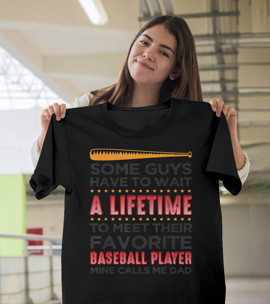 A Lifetime Favorite Baseball Player Dad T-Shirt