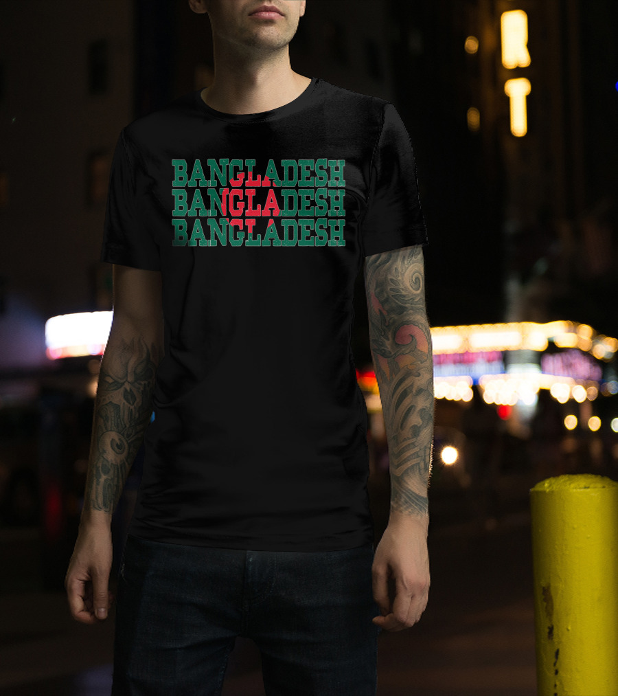 Bangladesh Flag Bangladeshi Sports Lovers T-Shirt