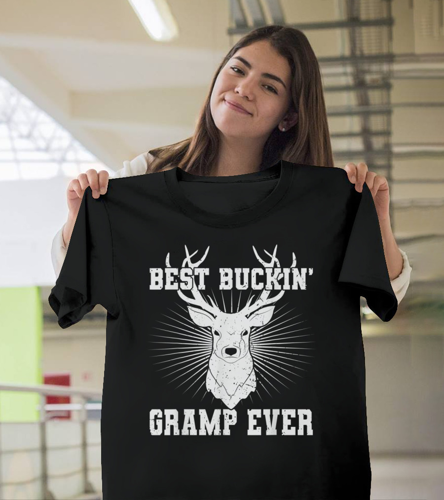 Best Buckin' Gramp Ever Deer Hunting Lover T-Shirt