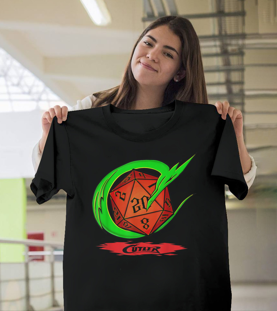 Cutler Dragon D20 Dice Pro Wrestler T-Shirt