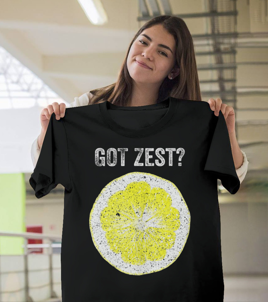 Got Zest? Chef Cook Food Festival Lemon Slice T-Shirt