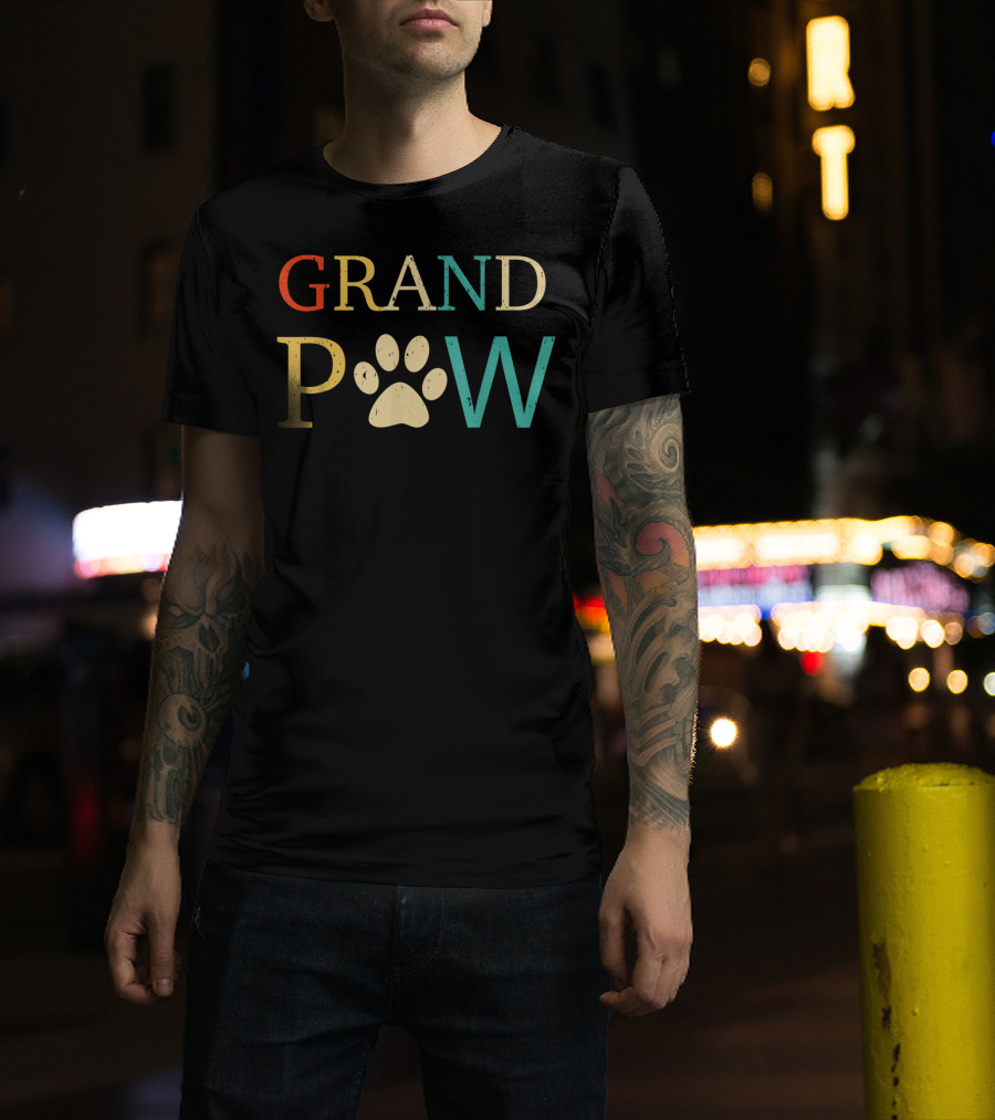 Grand Paw Dog Lover Gift For Men And Women T-Shirt