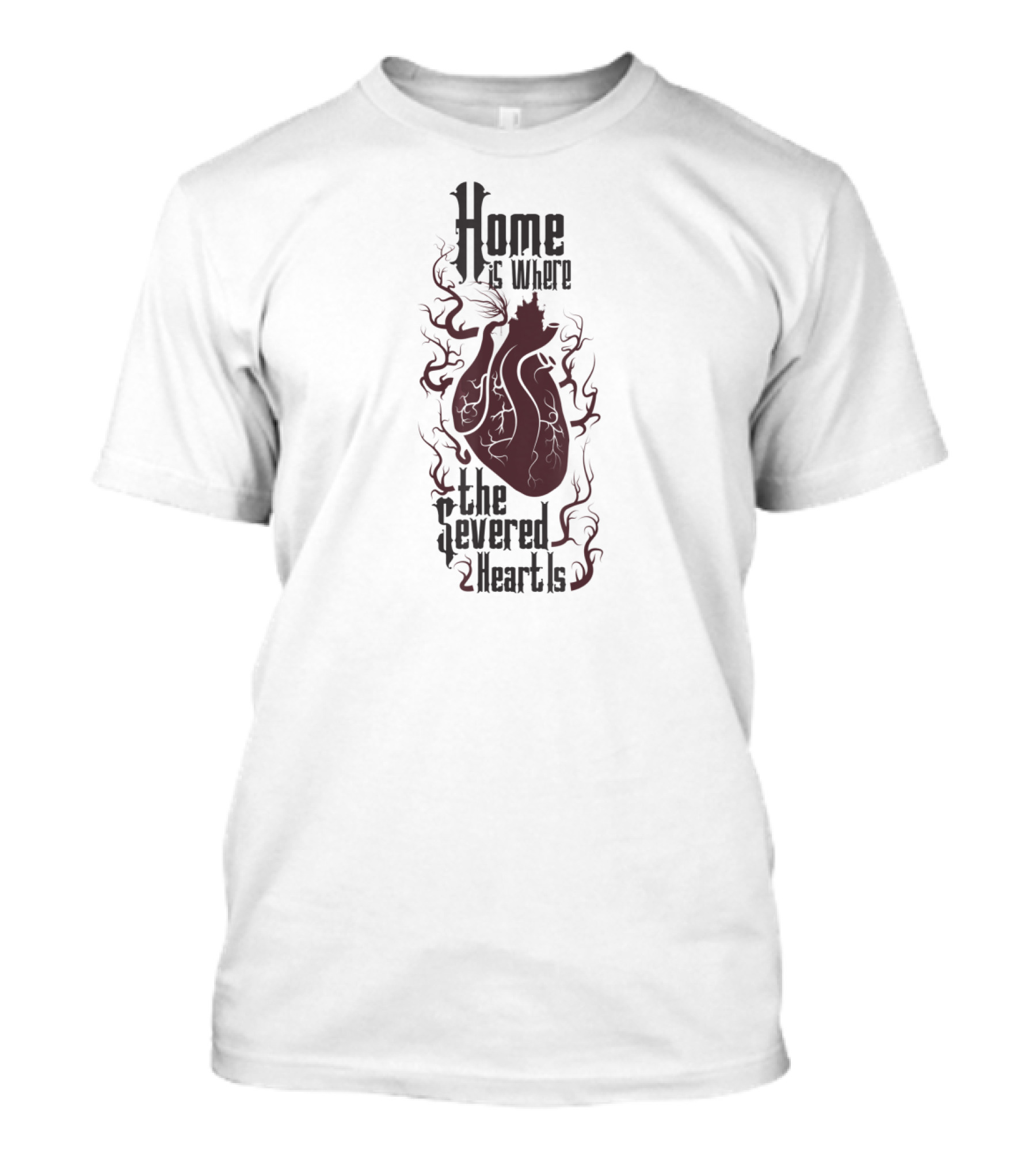 Addams Family Home Is Where The Severed Heart Is The Severed Heart Is T-Shirt