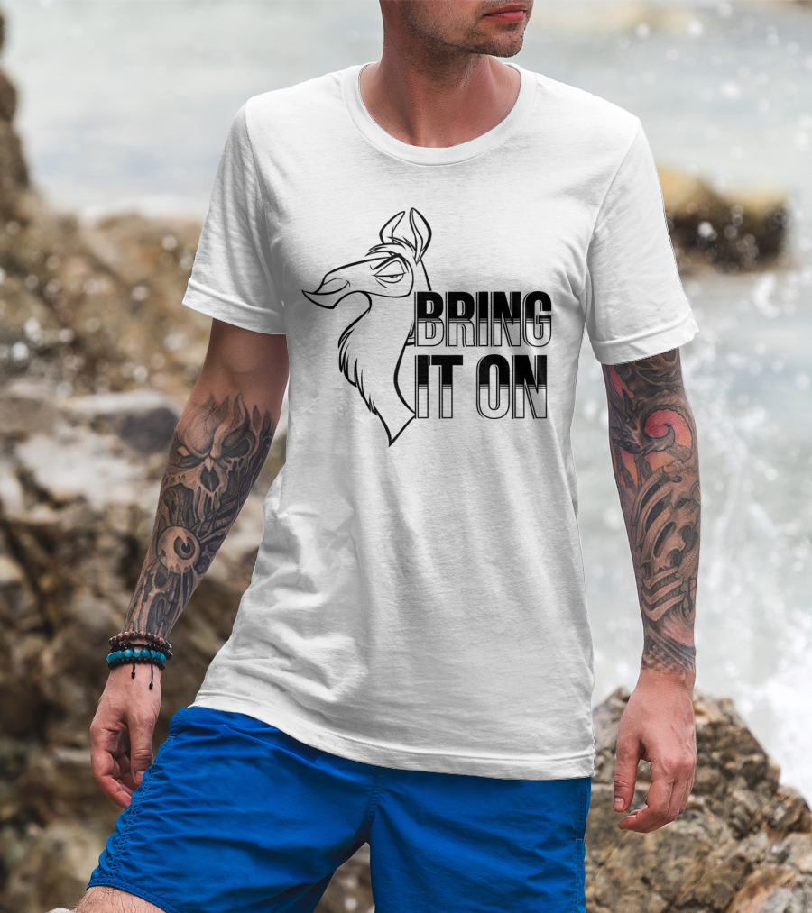 Disney Emperor's New Groove Kuzco Llama Bring It On T-Shirt