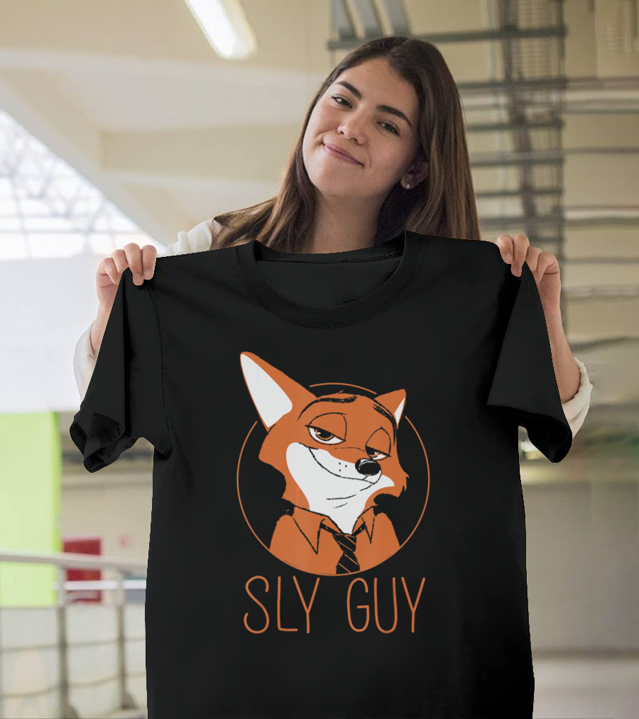 Disney Zootopia Nick Wilde Sly Guy Fox Character T-Shirt