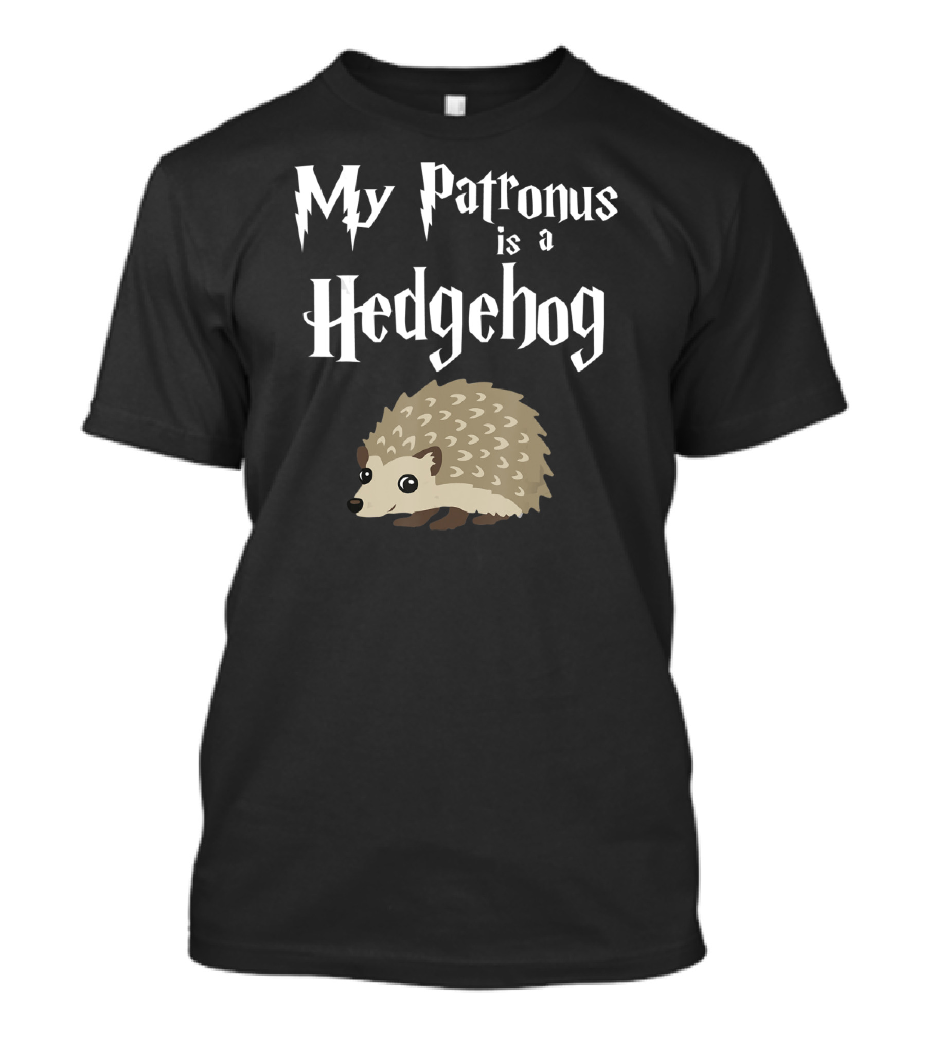 My Patronus Is A Hedgehog Wizardry Animal Charm Magic T-Shirt