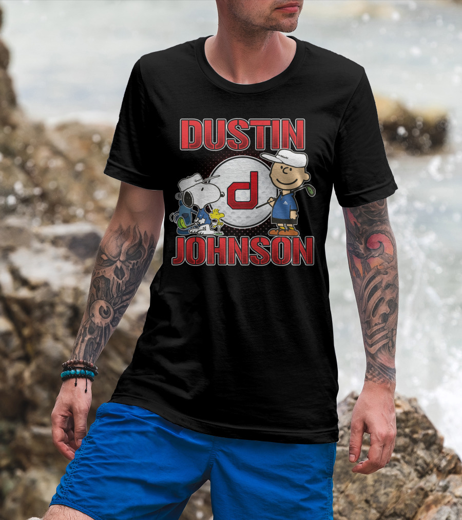 Dustin Johnson Pro Golf Snoopy The Peanuts Movie T-Shirt