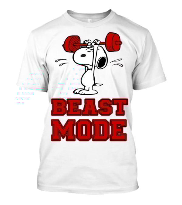 Snoopy Beast Mode The Peanuts Movie T-Shirt