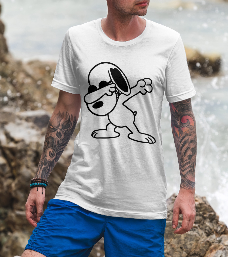 Snoopy Dabbing Dance From The Peanuts Movie T-Shirt