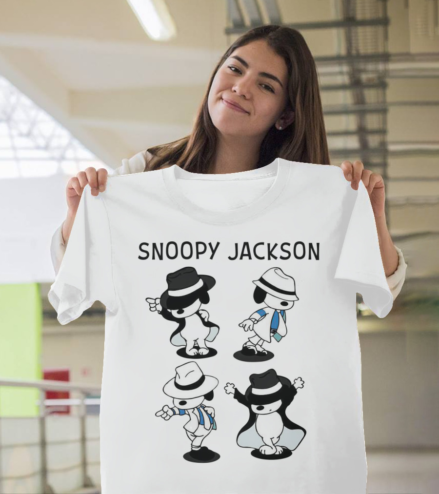 Snoopy Jackson Dancing Moves Peanuts Movie T-Shirt