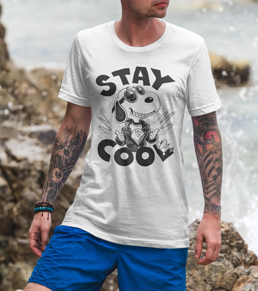 Stay Cool Snoopy The Peanuts Movie Thumbs Up T-Shirt