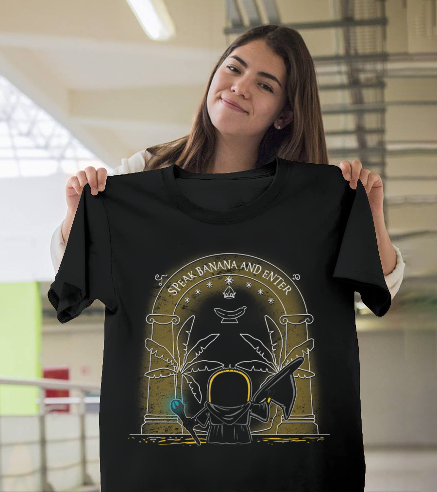 Speak Banana And Enter Despicable Me Minions Portal Scene T-Shirt