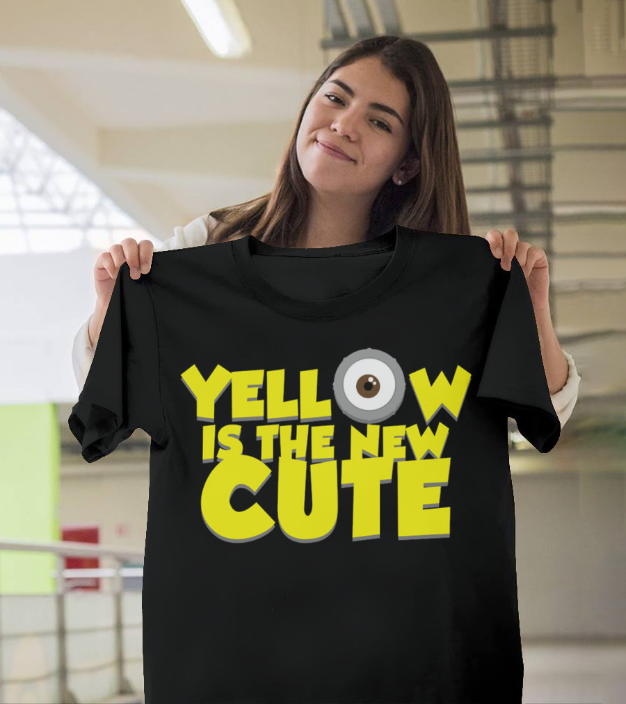 Yellow Is The New Cute Despicable Me Minions Eye T-Shirt