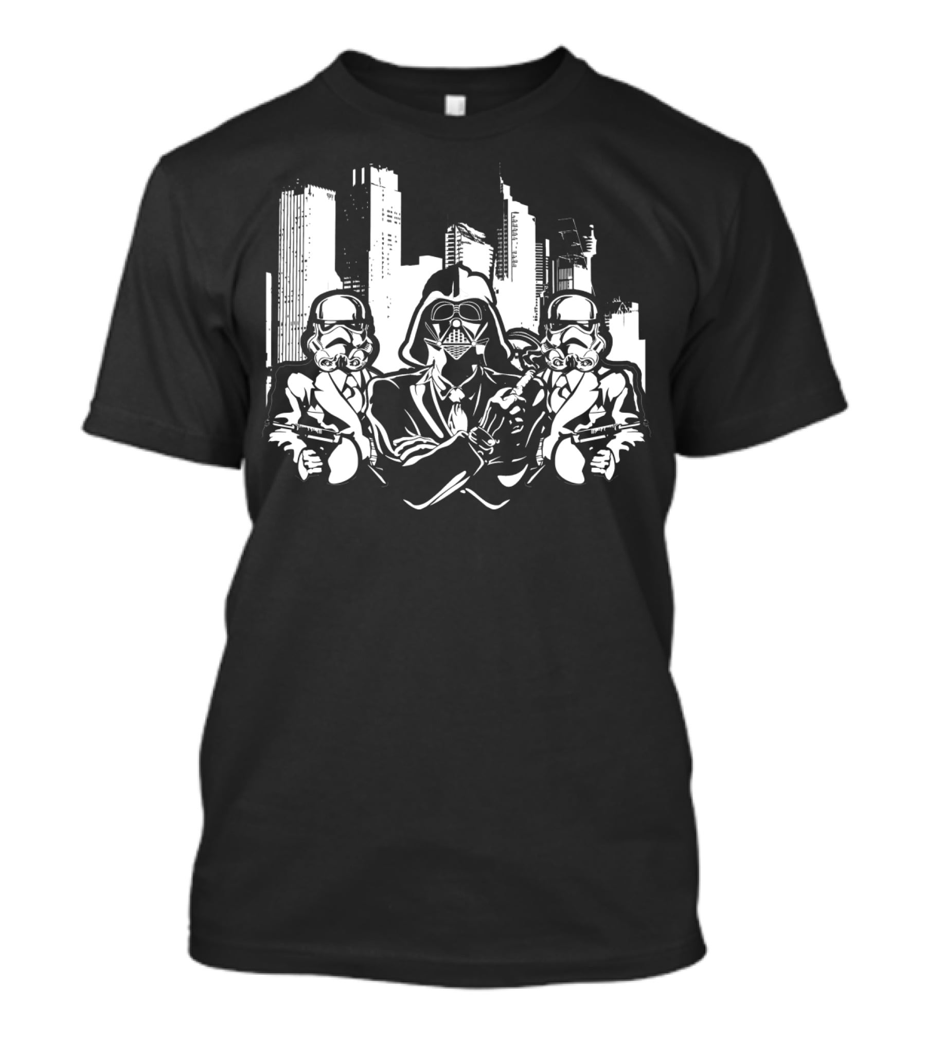 City Empire Darth Vader And Stormtroopers Star Wars T-Shirt