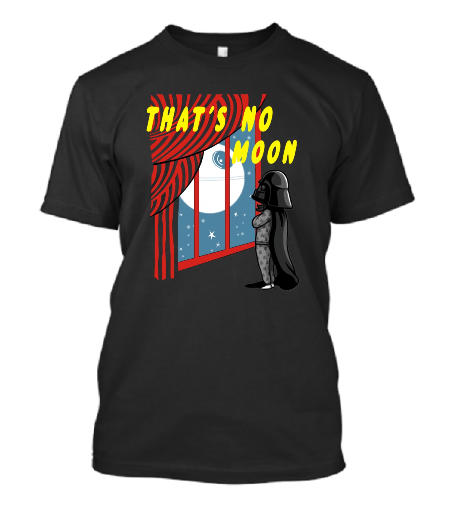 That's No Moon Darth Vader Star Wars Window Scene T-Shirt