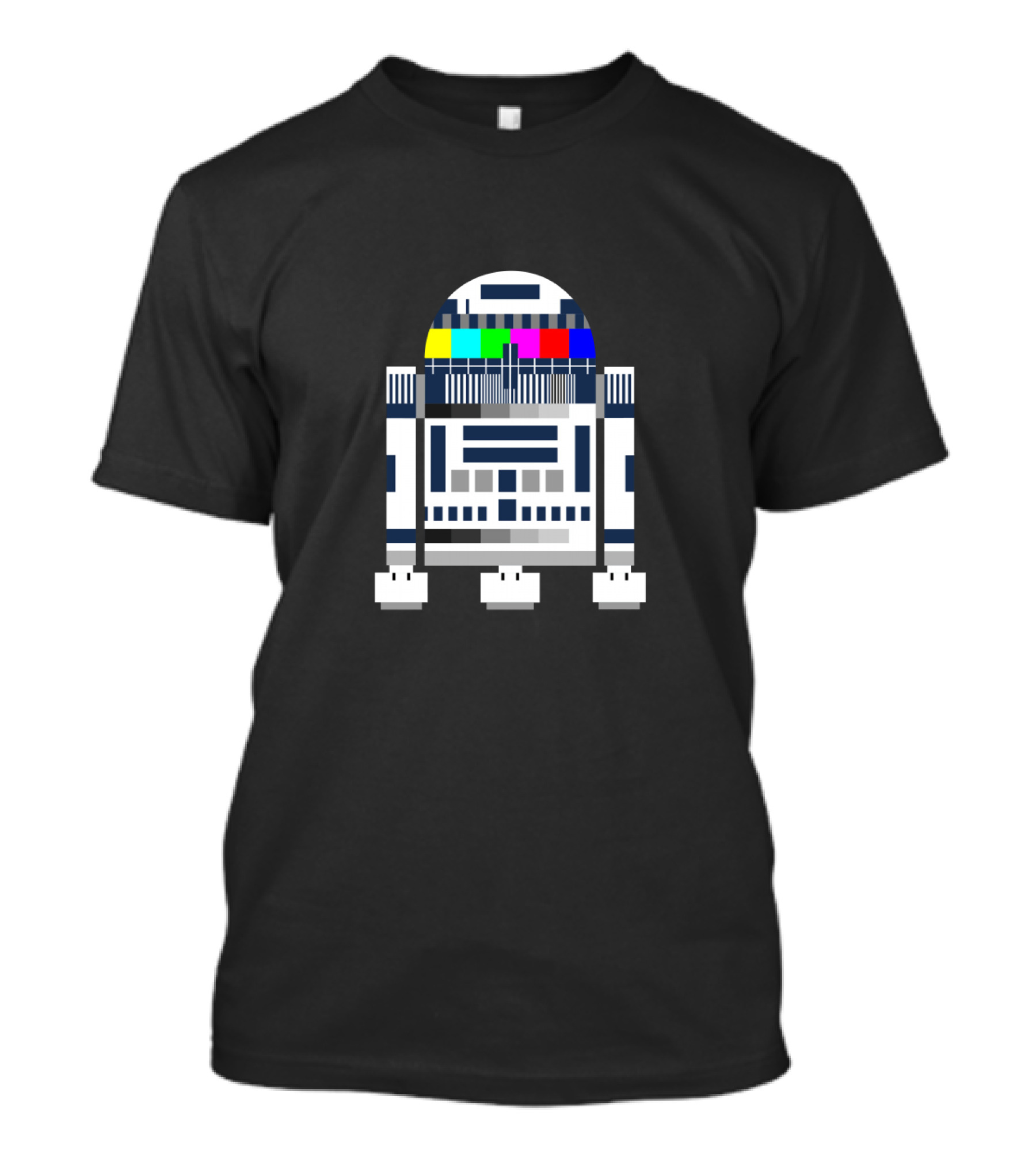 Classic R2 D2 Droid Star Wars TV Screen Elements T-Shirt