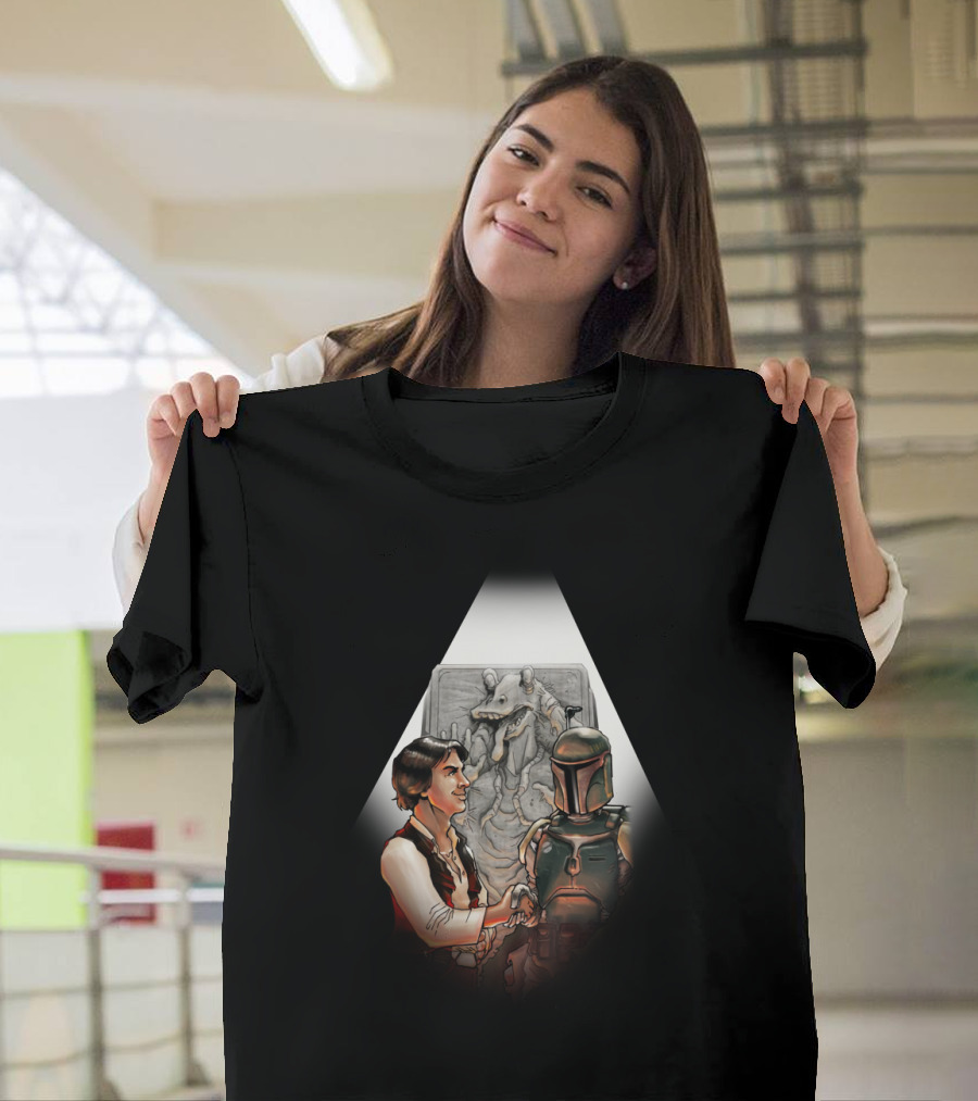 Dark Compromise Boba Fett Han Solo Star Wars Jabba The Hutt Carbonite T-Shirt