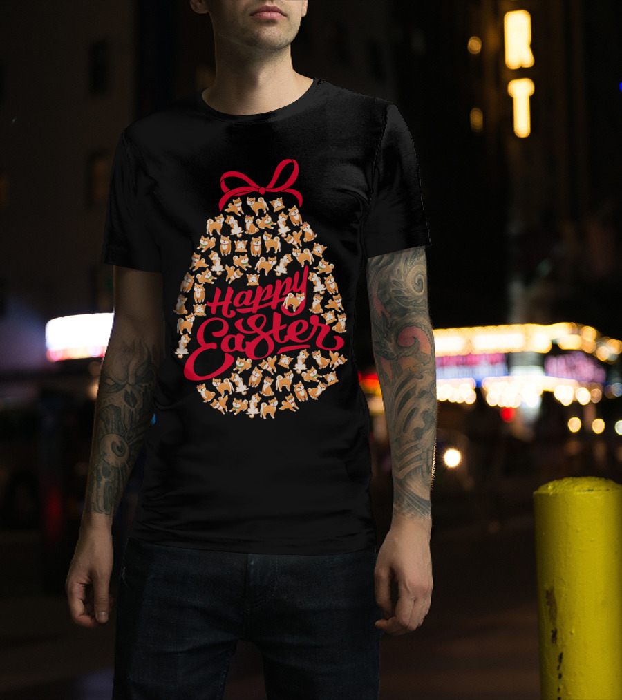 Happy Easter Corgi Egg T-Shirt