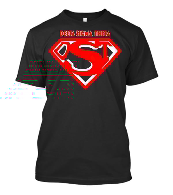 Delta Sigma Theta Superman Shield T-Shirt