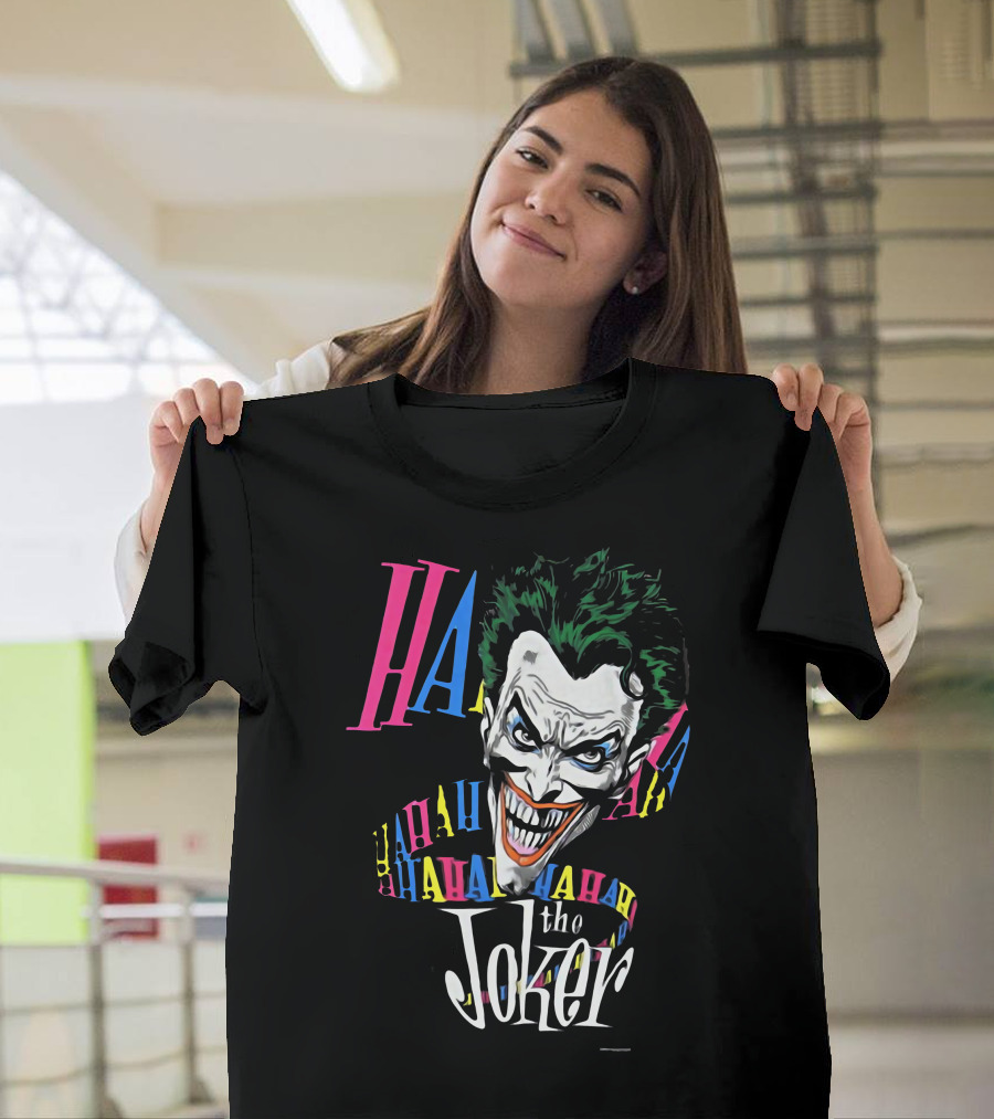The Joker HAHA 1987 Brian Bolland Vintage DC Comic T-Shirt