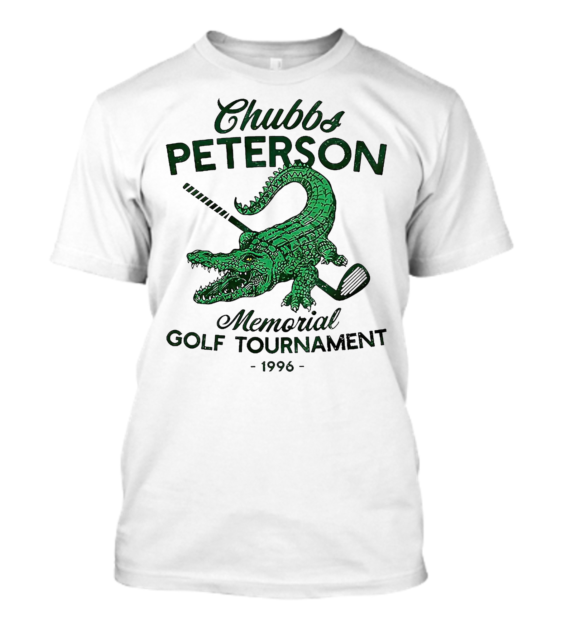 Chubbs Peterson Memorial Golf Tournament 1996 Crocodile With Golf Club T-Shirt