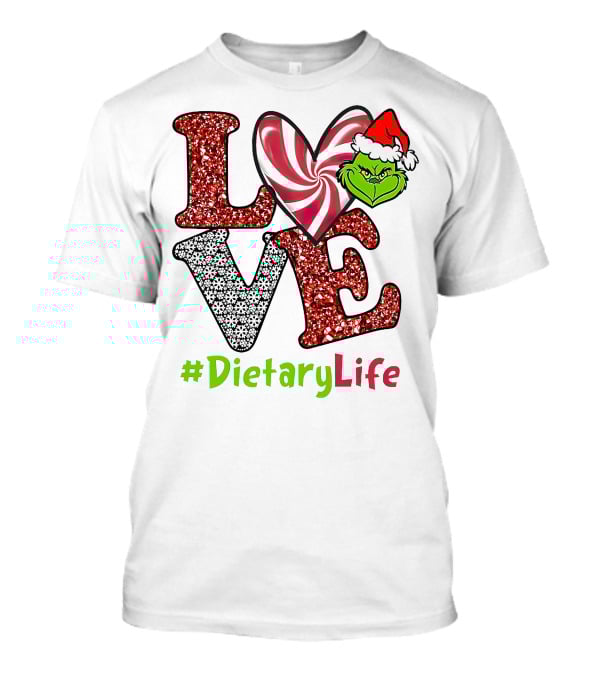 LOVE Grinch Heart #DietaryLife T-Shirt