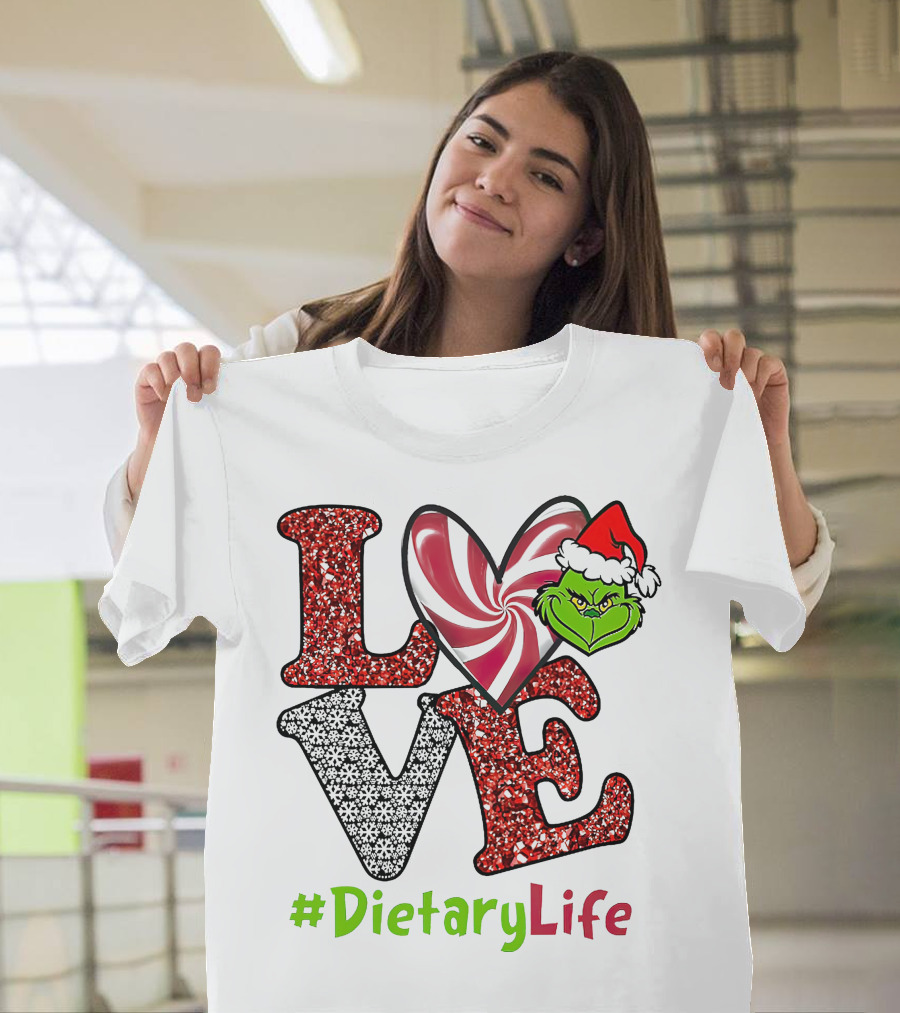 LOVE Grinch Heart #DietaryLife T-Shirt