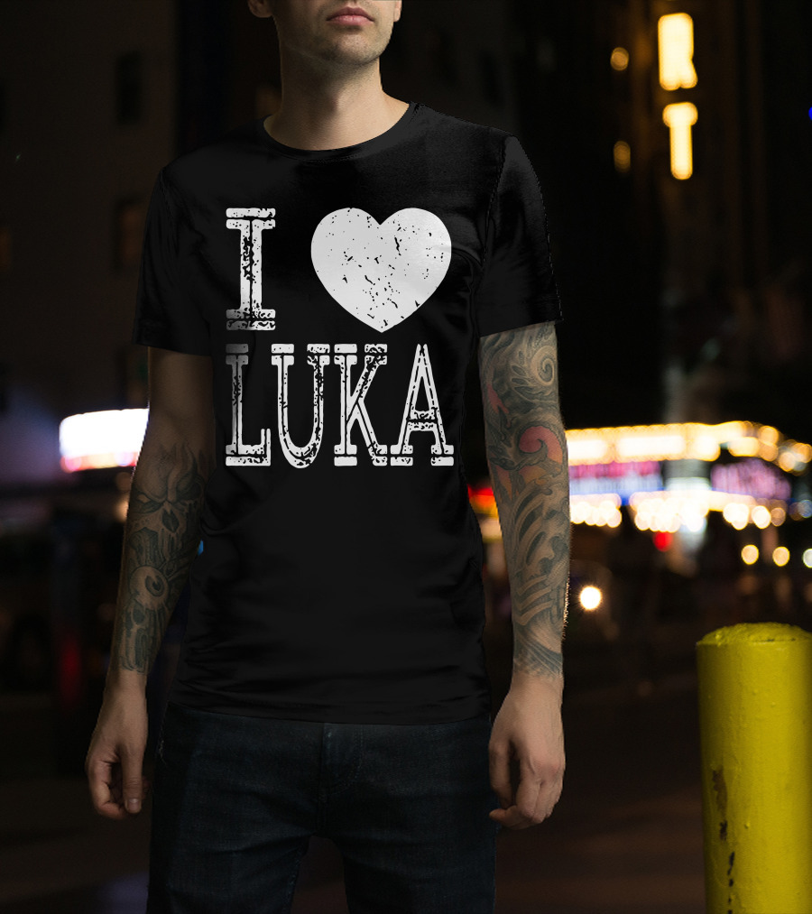 I Love Luka Basketball NFL T-Shirt