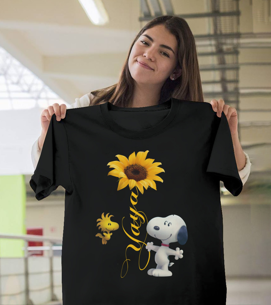 YAYA Sunflower Woodstock Snoopy T-Shirt