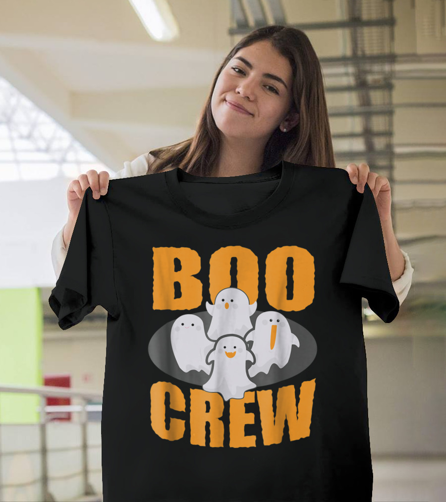Boo Crew Halloween Ghosts Funny T-Shirt