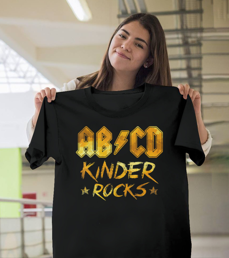 ABCD Kinder Rocks for Teacher Student T-Shirt