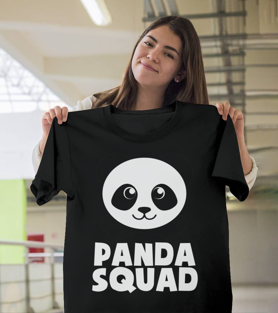 Panda Squad Panda Lover Funny Panda T-Shirt