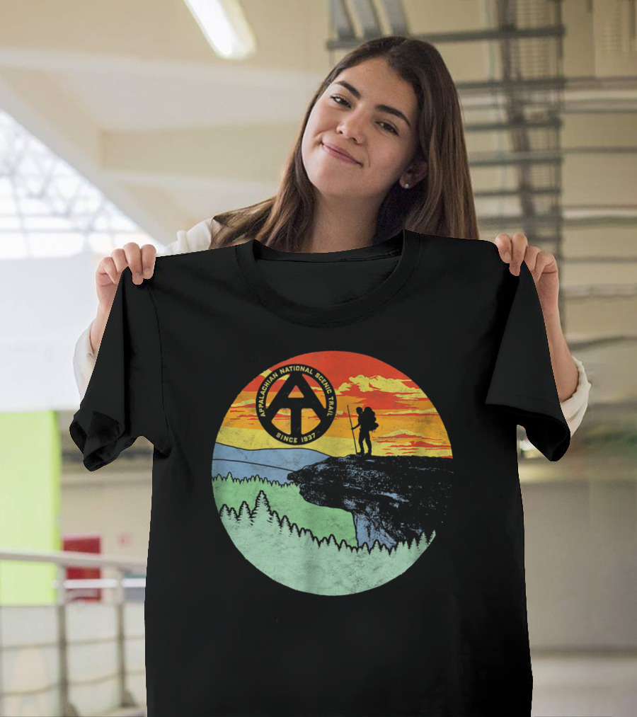 Appalachian National Scenic Trail Hiker Mcafee's Knob Since 1937 T-Shirt