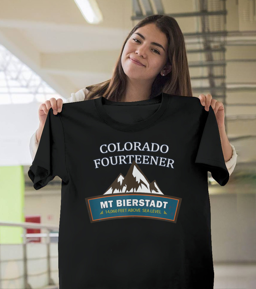 Colorado Fourteener MT Bierstadt 14,060 Feet Above Sea Level T-Shirt