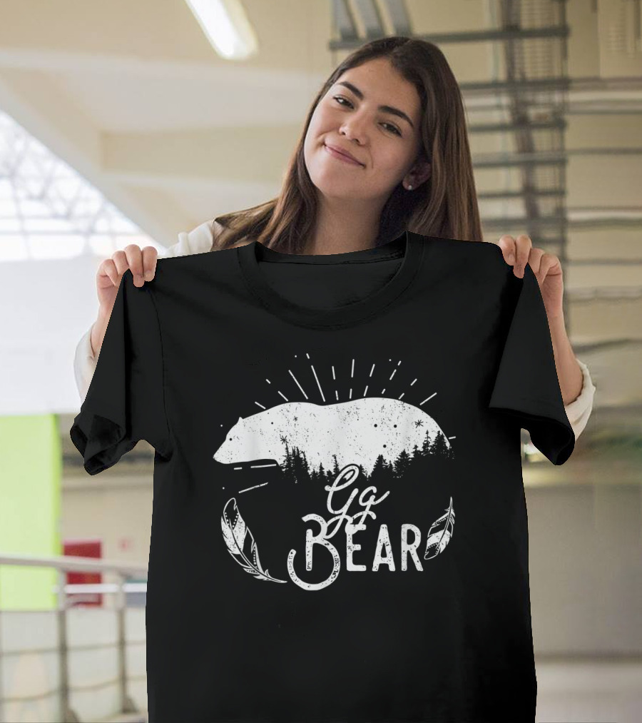 Go Bear Family Camping Hiking Adventure T-Shirt