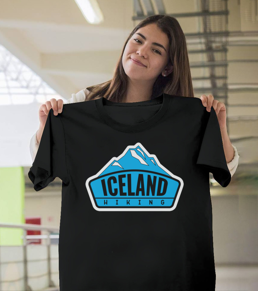 Iceland Hiking Blue Mountains T-Shirt