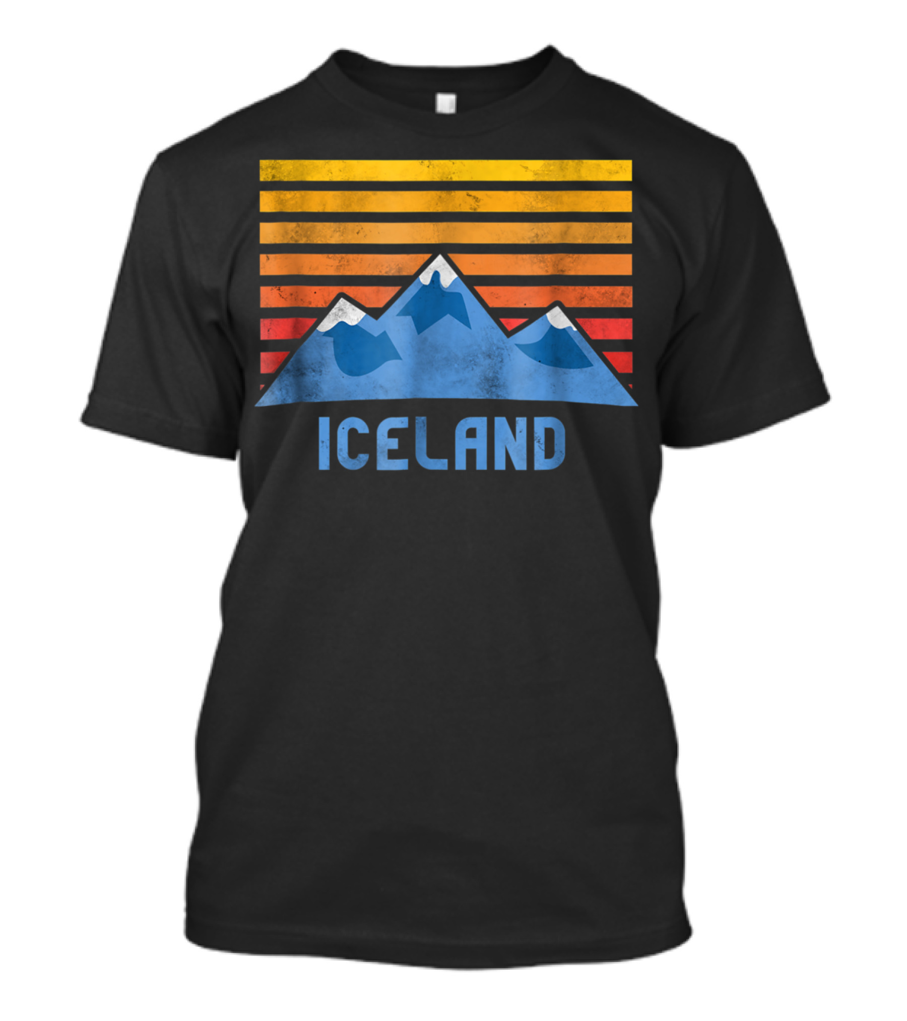 Iceland Sunset Mountain Adventure T-Shirt