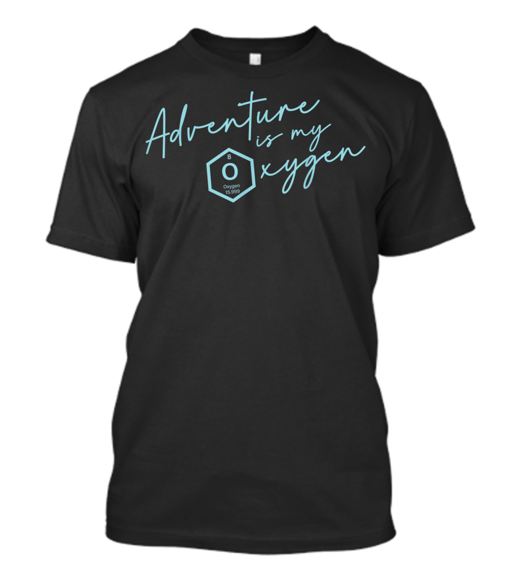 Adventure Is My Oxygen Inkwrap Outdoor Travel Hiking Short T-Shirt