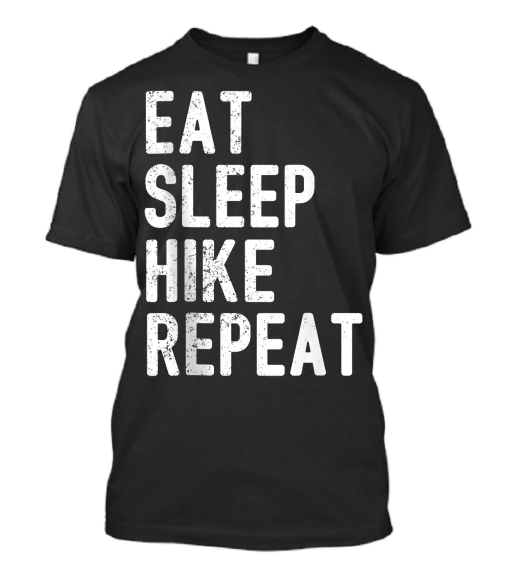 Eat Sleep Hike Repeat Introvert Hiking Hobby Trekking Hiker T-Shirt