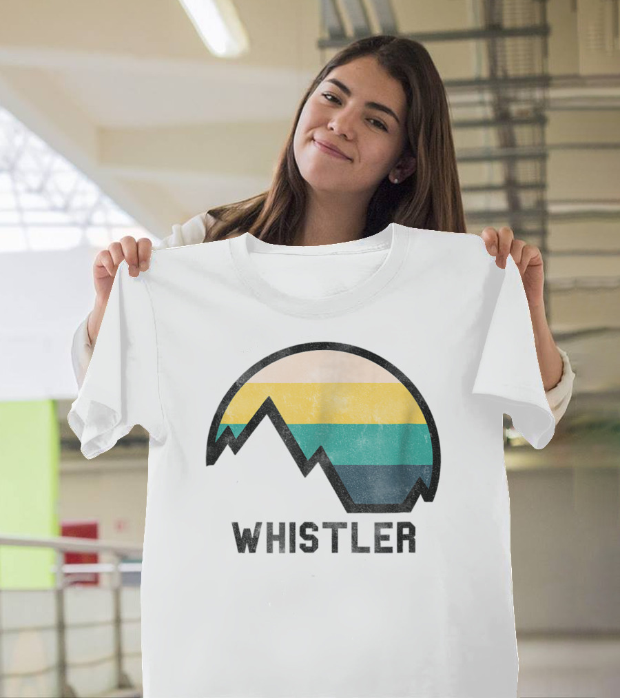 Whistler Canada Vintage Mountain Hiking Adventure T-Shirt